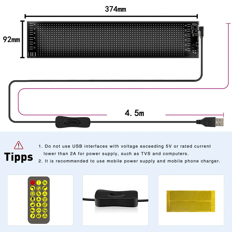 Led Flexible Screen RGB Banner